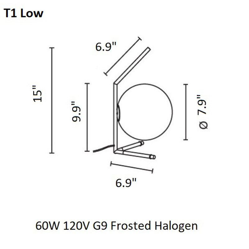 FLOS IC Lights T1 Low Table Lamp - 2Modern