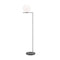 IC Outdoor Floor Lamp  option Brushed Stainless Steel/Occhio Di Pernice Base