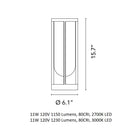 In Vitro Outdoor Bollard Light