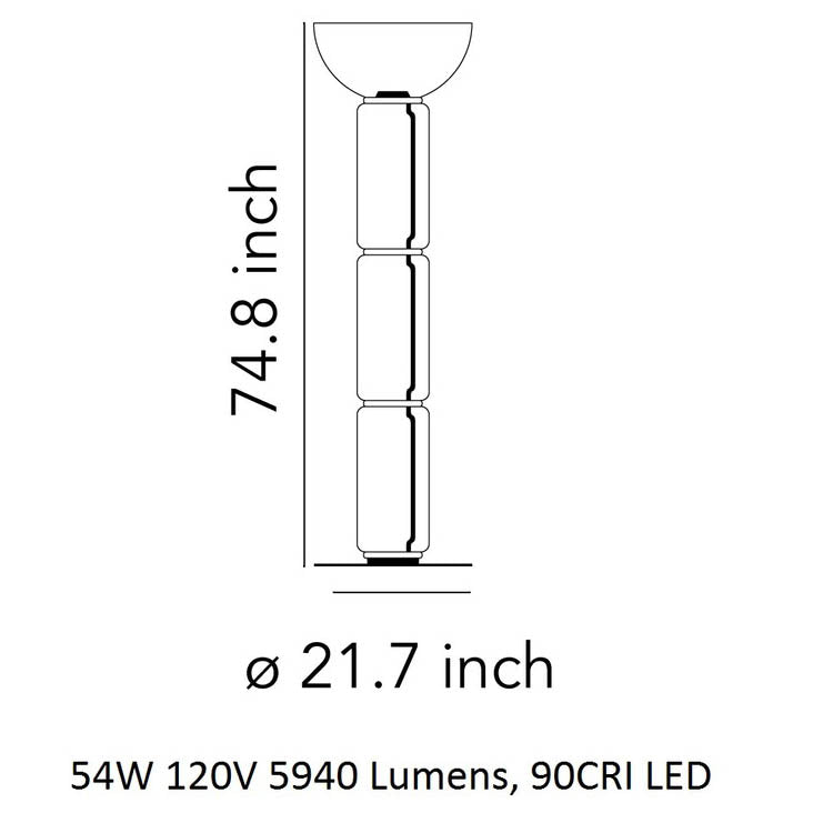 Noctambule Bowl Floor Lamp
