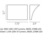 Pochette Wall Light