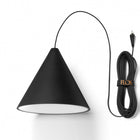 String Light Cone Pendant Light