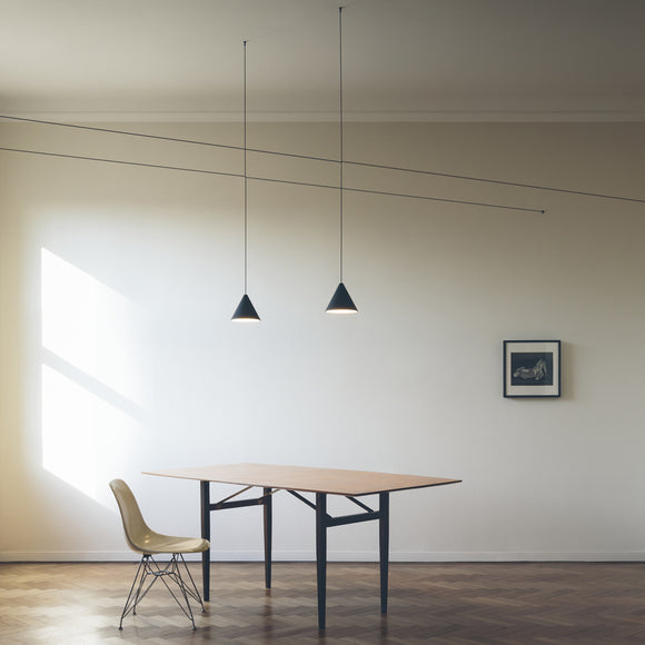 String Light Cone Pendant Light