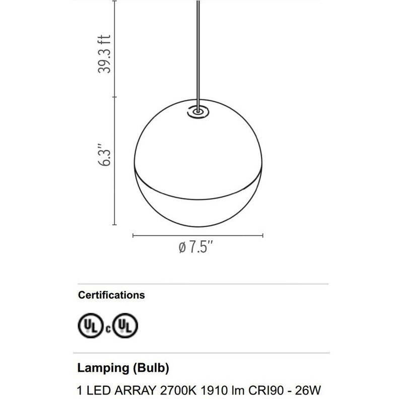 FLOS String Light Sphere Pendant Light - 2Modern
