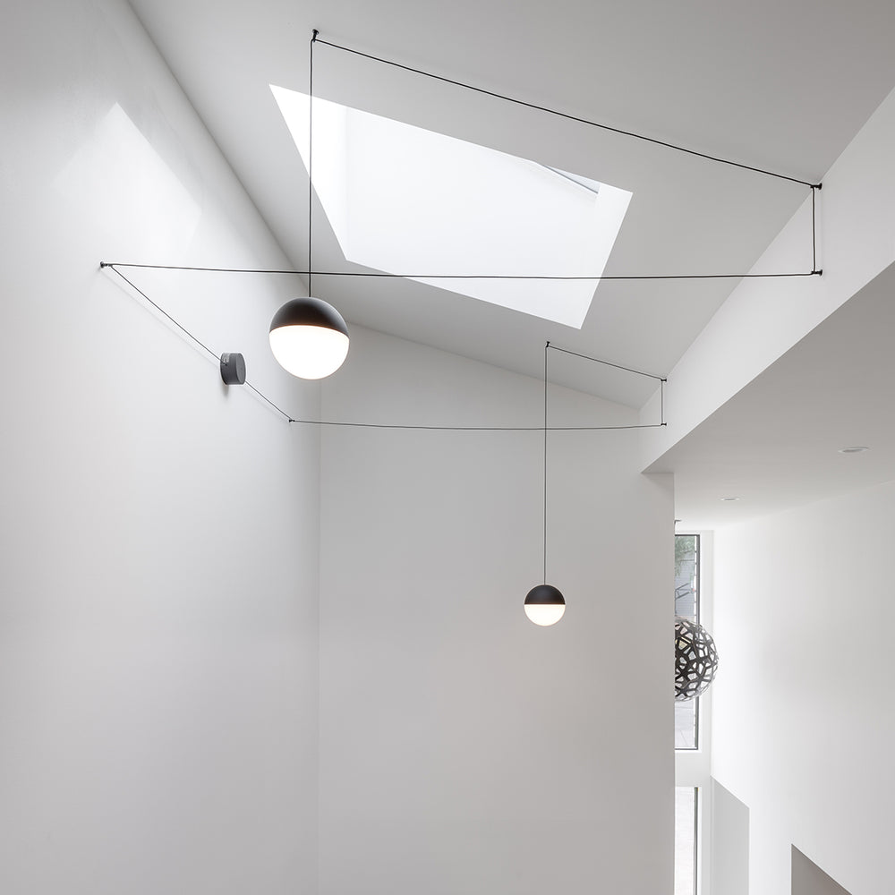 String Light Sphere Pendant Light