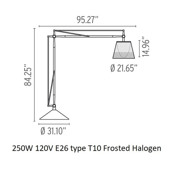 Superarchimoon Outdoor Floor Lamp