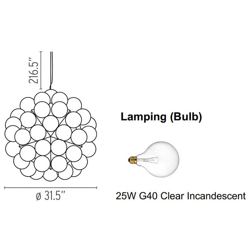 Taraxacum 88 S1 Pendant Light