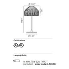 Tatou Table Lamp