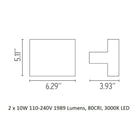 Tight Wall / Ceiling Light