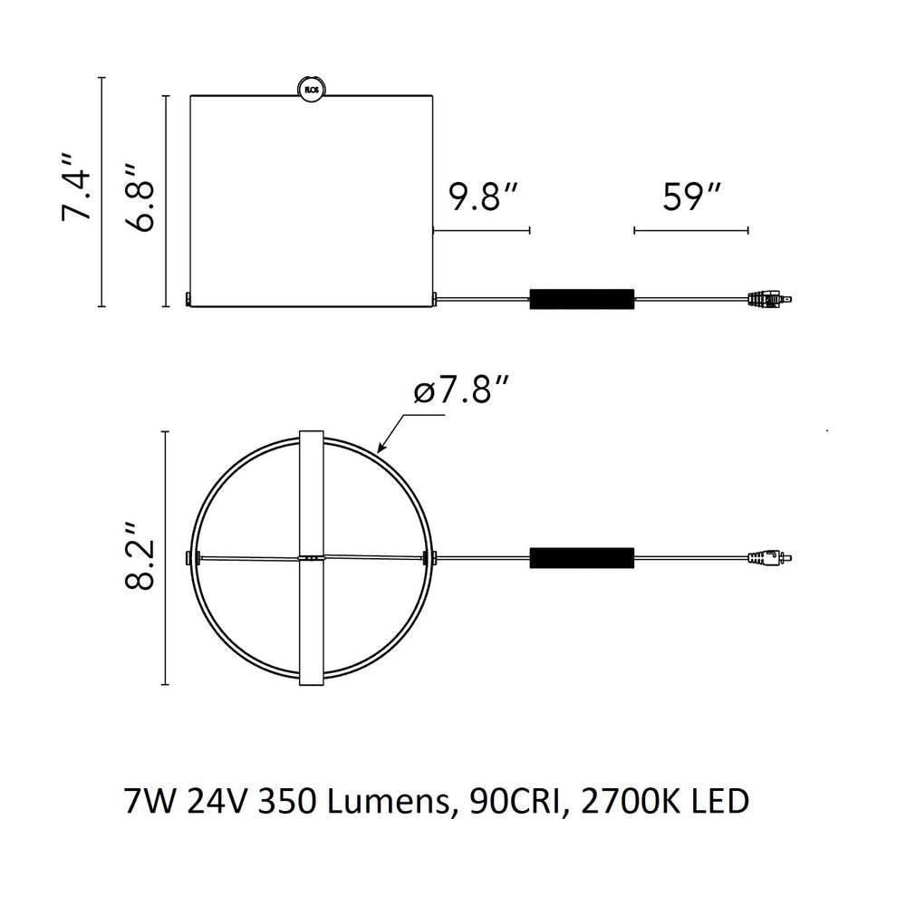 To-Tie Table/Floor Lamp