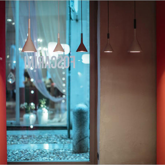 Foscarini Aplomb LED Mini Pendant Light in Black