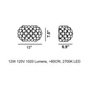 Caboche Wall Light