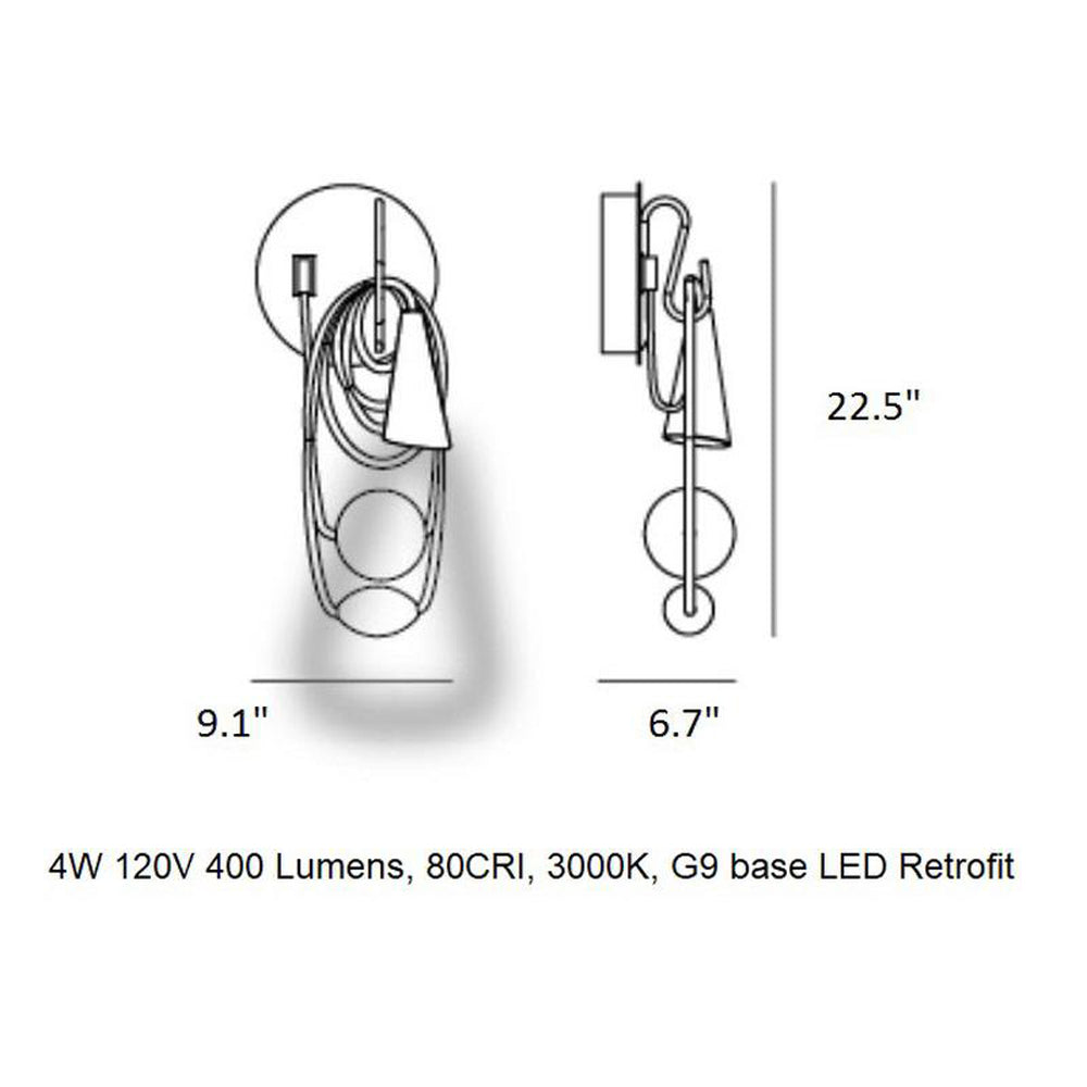 Filo LED Wall Light