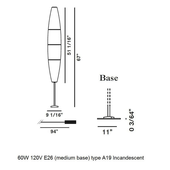 Havana Outdoor Floor Lamp