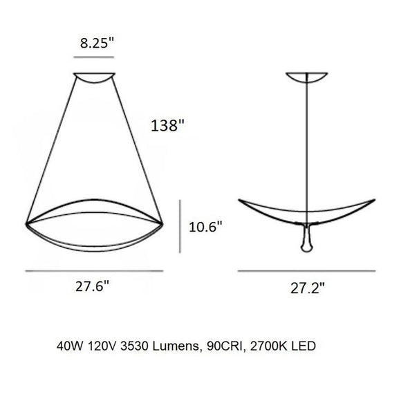 Plena LED Suspension Light