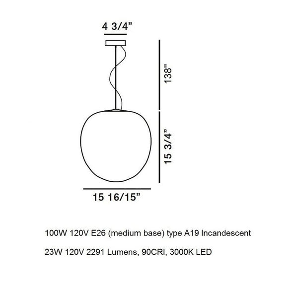 Rituals XL Pendant Light