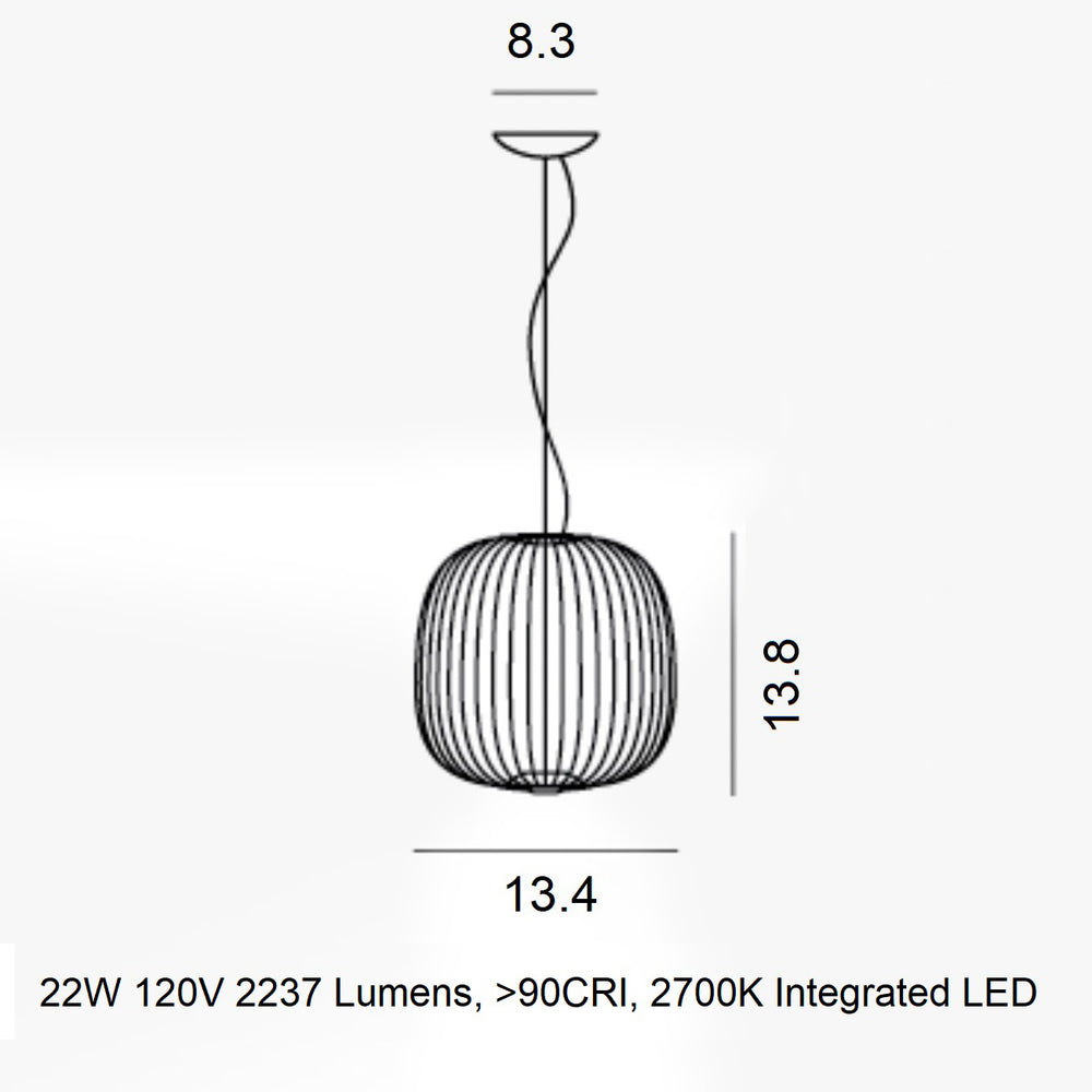 Spokes 2 Pendant Light