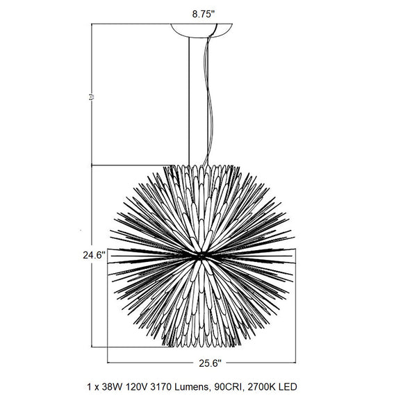 Sun Light of Love Pendant Light