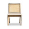 Antonia Dining Chair  option Savile Flax / Toasted Parawood with Light Natural Cane