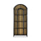 Belmont Cabinet  option Black / Light Oak Veneer with Weathered Bronze Door Pull