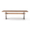 Brennan Dining Table  option Dove Oak / Ombre Antique Pewter