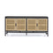Caprice Sideboard  option Black Wash Mango / Natural Cane
