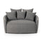 Chloe Media Lounger  option Fallon Charcoal