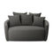 Chloe Media Lounger  option Gibson Smoke