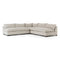 Grant 3-Piece Sectional  option Ashby Oatmeal