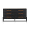 Rosedale 6 Drawer Dresser  option Ebony Oak