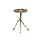 Schmidt Accent Table  option Raw Antique Brass