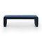 Augustine Bench  option Sapphire Navy