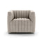 Augustine Swivel Chair  option Orly Natural