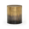 Cameron End Table  option Ombre Antique Brass