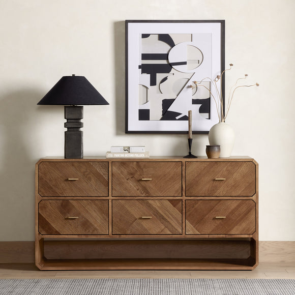 Caspian 6 Drawer Dresser