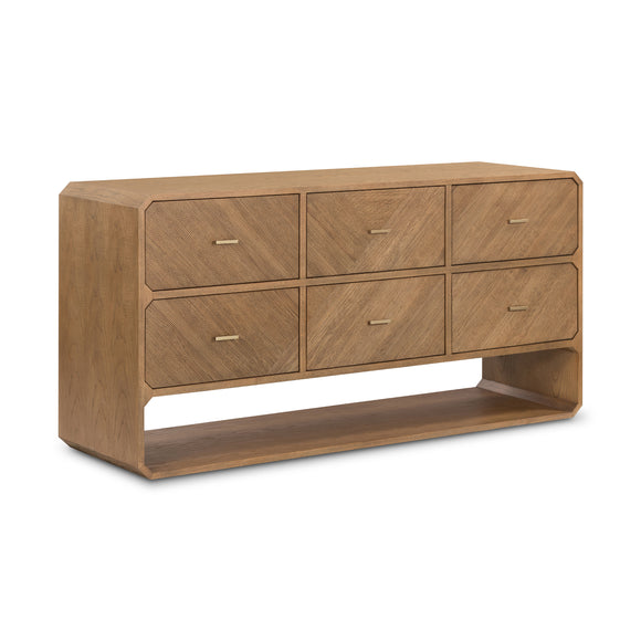 Caspian 6 Drawer Dresser