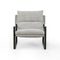 Emmett Sling Lounge Chair  option Merino Porcelain / Gunmetal