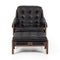 Halston Lounge Chair with Ottoman  option Heirloom Black