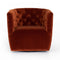 Hanover Swivel Chair  option Sapphire Rust