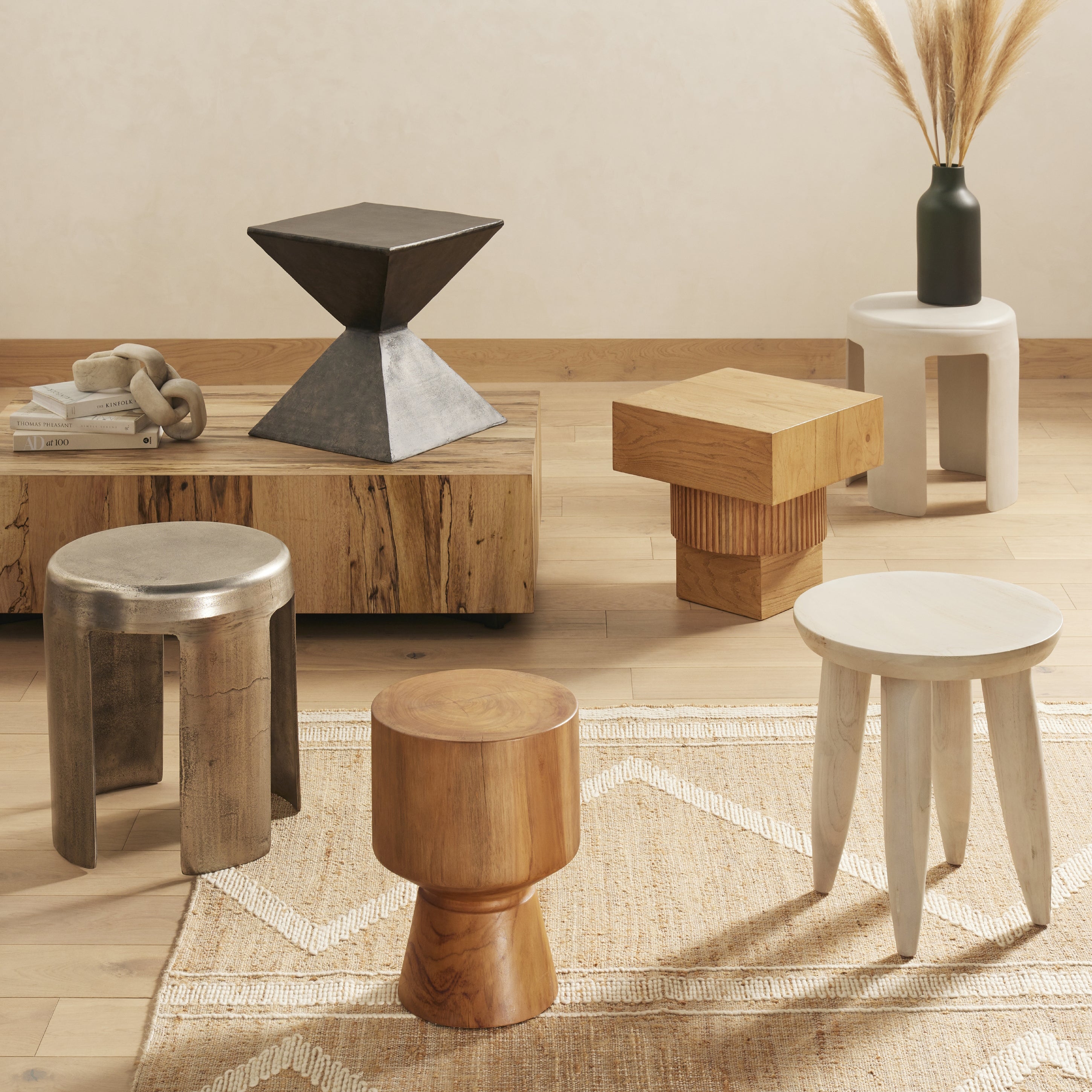 Four Hands Jovie Outdoor End Table - Thumbnail 4