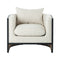 June Lounge Chair  option Brushed Ebony