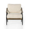 Kennedy Lounge Chair  option Kerbey Ivory / Toasted Ash Solid