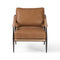 Kennedy Lounge Chair  option Palermo Cognac / Toasted Ash Solid