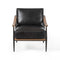 Kennedy Lounge Chair  option Sonoma Black / Toasted Ash Solid