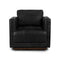 Kiera Swivel Chair  option Sonoma Black / Weathered Sepia