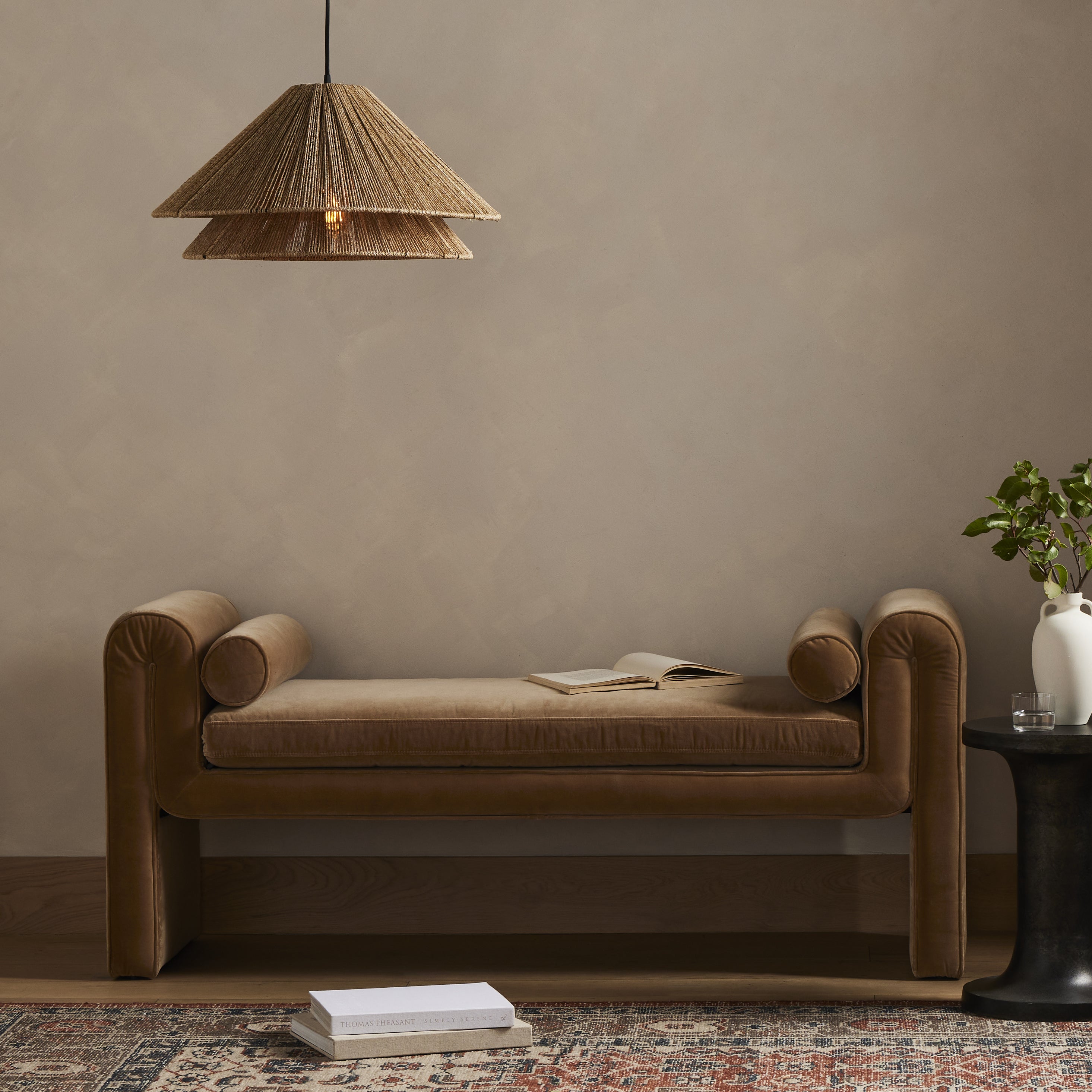Four Hands Mitchell Bench - 2Modern