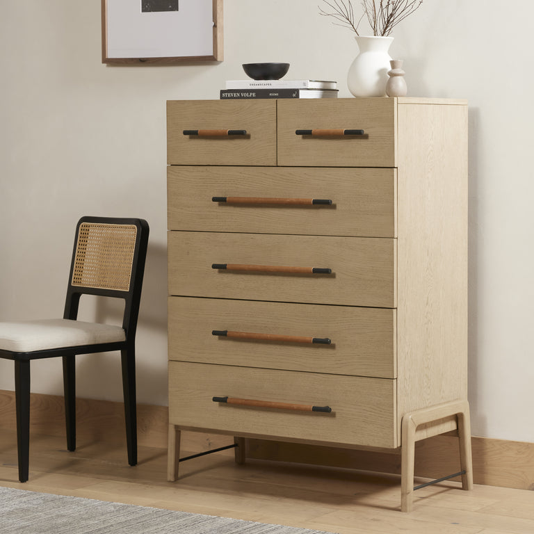 Four Hands Rosedale 6 Drawer Tall Dresser
