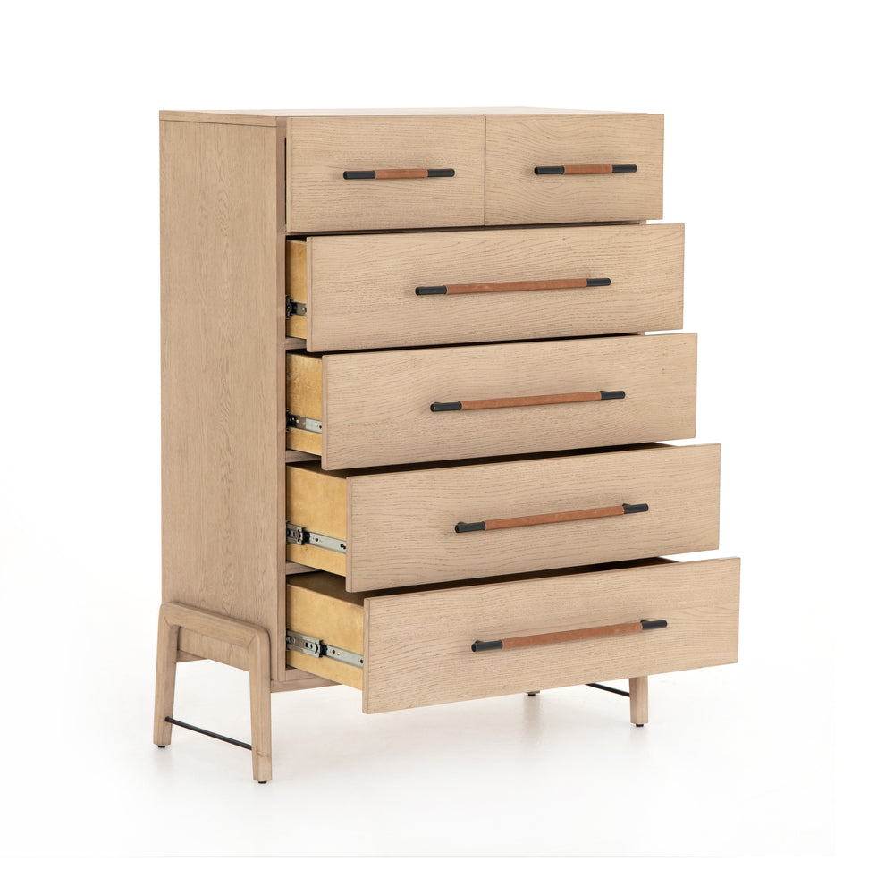 tall 6 drawer dresser biukpci White Dresser, 47'' Modern Vertical Chest of Drawers with Painted Wood, Storage Dressers for Bedroom, Living Room, Hallway, Entryway, White : Home & Kitchen To prevent injuries from furniture tip Whittier McKenzie 6-Drawer Tall Chest