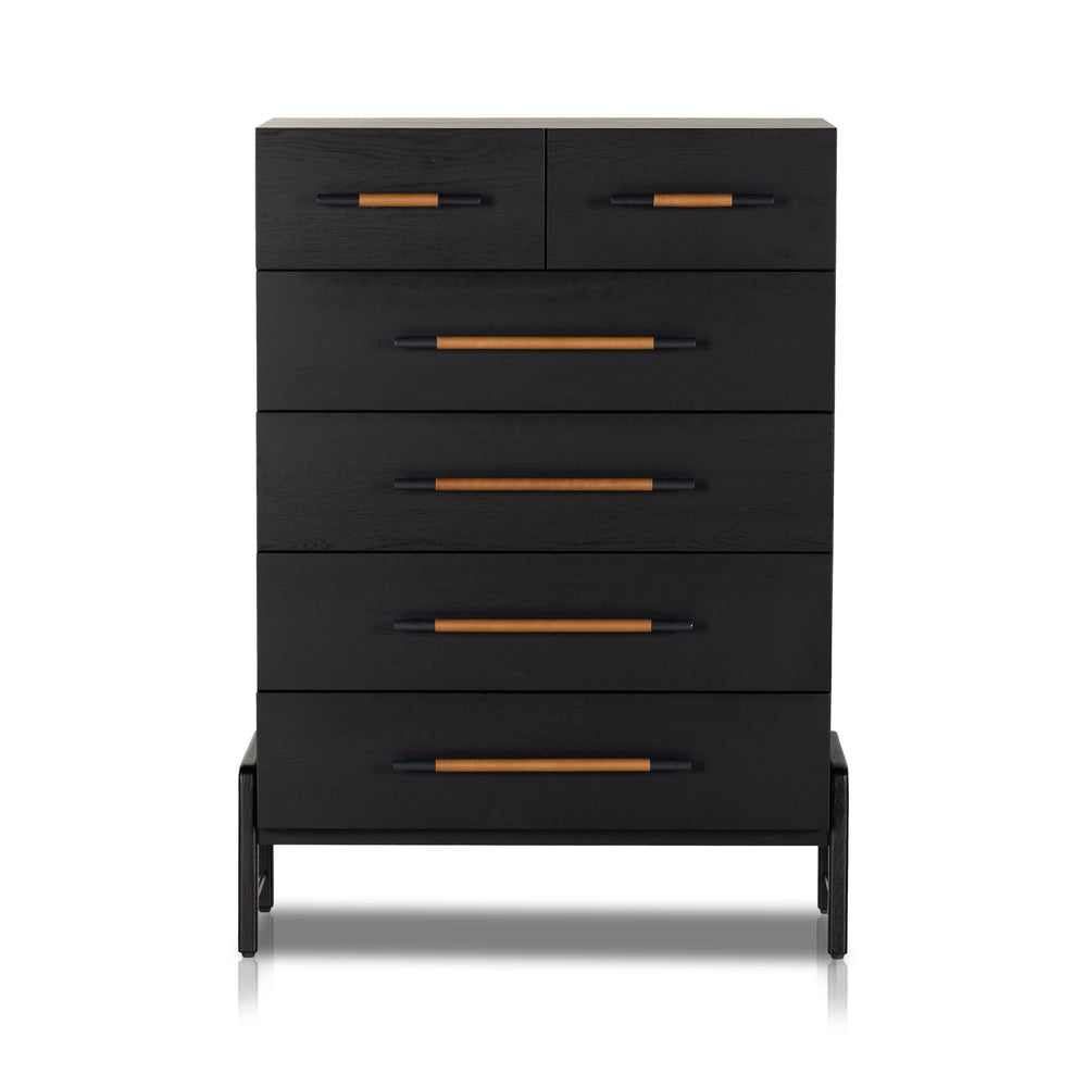 Rosedale 6 Drawer Tall Dresser - Yucca Oak