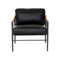 Rowen Lounge Chair  option Sonoma Black / Toasted Oak